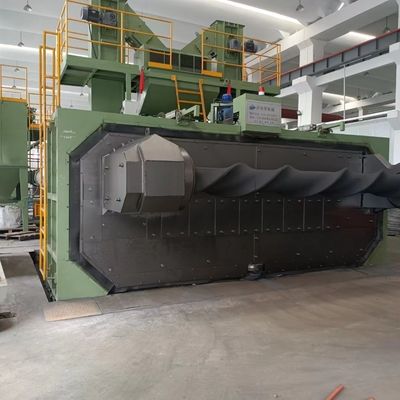 철강 철도 산업에 대한 완전 자동 특수 철도 막대 샷 블래스팅 기계 PMW-4350