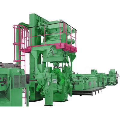 자동 단일 스트랜드 와이어 스탠드 샷 블래스팅 머신 (Automatic Single Strand Wire Rod Shot Blasting Machine)0