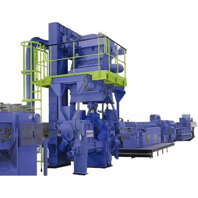 자동 단일 스트랜드 와이어 스탠드 샷 블래스팅 머신 (Automatic Single Strand Wire Rod Shot Blasting Machine)0