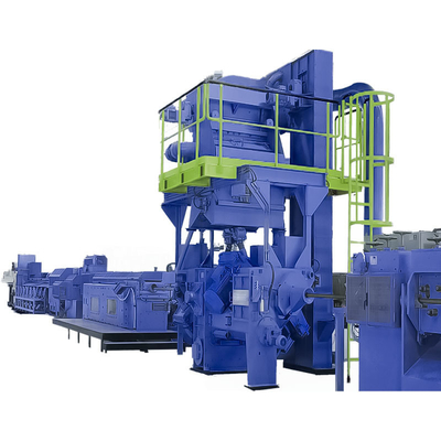 자동 단일 스트랜드 와이어 스탠드 샷 블래스팅 머신 (Automatic Single Strand Wire Rod Shot Blasting Machine)0