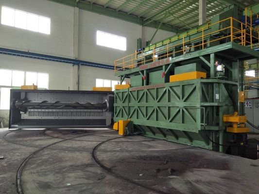 PMW5300 스윙 도어 와이어 스탠 샷 블래스팅 샌드 블래스팅 기계 장비 16.8x12.4x5.8m