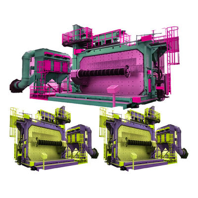 12.5*5.5*64m 지상 높이 작업 효율을 위한 와이어 샷 블래싱 머신