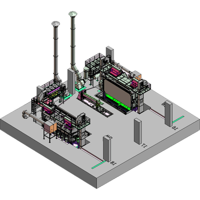 3D 전기 와이어 막대 코일 샷 블래스팅 머신 PMW5500 데러스팅 비용 18-35RMB/T