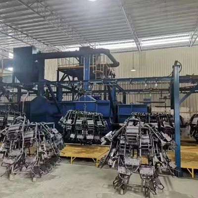 스테인리스 스틸 제품용 3m 길이와 5m 너비 갈고리 샷 블래스팅 기계