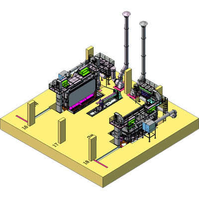 대안 피클링 청소 시간당 4-9 코일 철 막대 코일 샷 블래스팅 기계