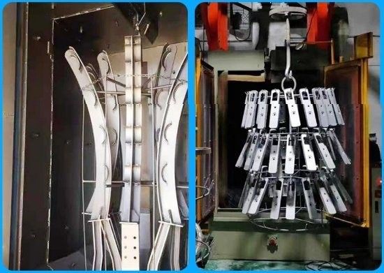 800*1100mm 맞춤형 럭 샷 블래스팅 머신