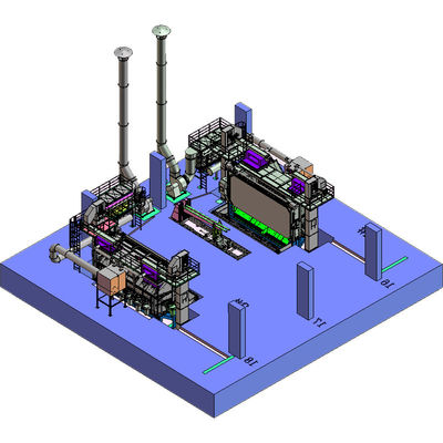 슈퍼 웨어 레지스턴트 도어 Pmw5500 와이어 스탠 코일 샷 블래스팅 머신
