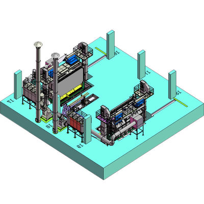 와이어 손실 0.2-0.3% Pmw5500 와이어 스탠 코일 샷 블래스팅 머신