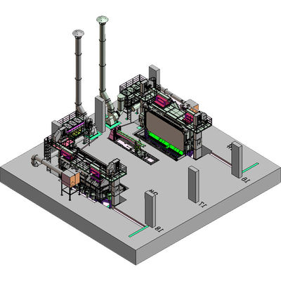 와이어 손실 0.2-0.3% Pmw5500 와이어 스탠 코일 샷 블래스팅 머신