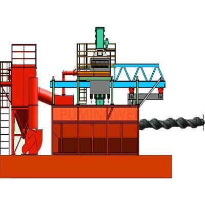 철자 막대기 스핀 샷 블래스팅 기계