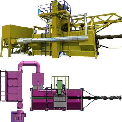 철자 막대기 스핀 샷 블래스팅 기계