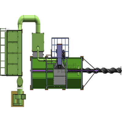 철자 막대기 스핀 샷 블래스팅 기계