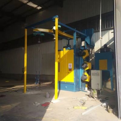 높은 청정 효율 수준의 철강 류 제거 매달린 샷 블래스팅 기계