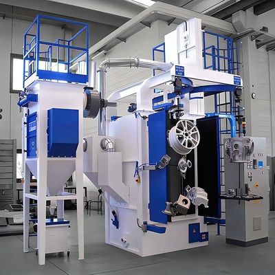 폭발 방지 호크가 있는 모든 크기의 스핀러 핸저 타입 샷 블래스팅 머신