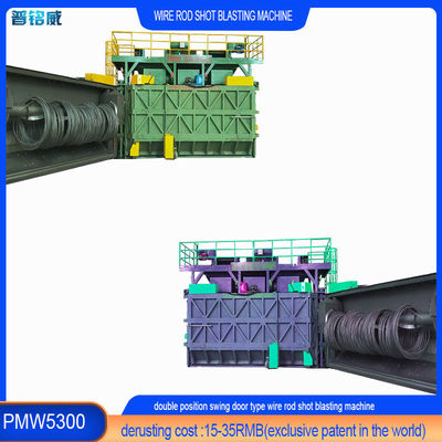 와이어 표면 절제 Pumingwei 3D 폭발 바퀴 레이아웃 자동 샷 폭발 기계