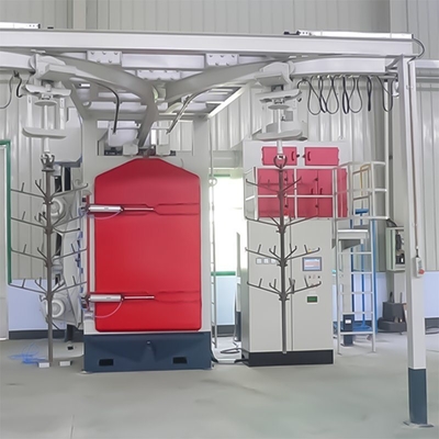 맞춤형 직선 철도형 갈고리 핸저 샷 블래스팅 기계 2500kg 용량