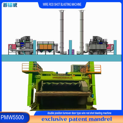 첨단 와이어 스틱 코일 샷 블래스팅 머신 고 청결성 및 30kw / 세트 전력