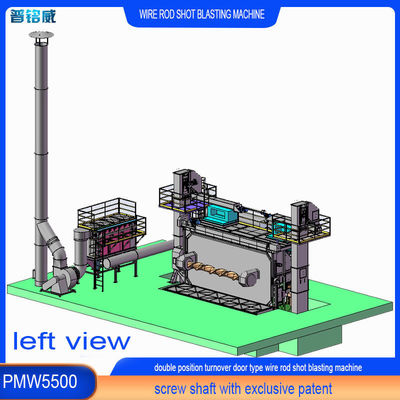 첨단 와이어 스틱 코일 샷 블래스팅 머신 고 청결성 및 30kw / 세트 전력