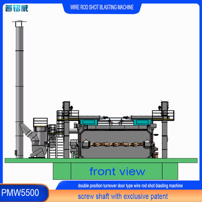 PMW5500 와이어 스틱 코일 샷 블래스팅 머신