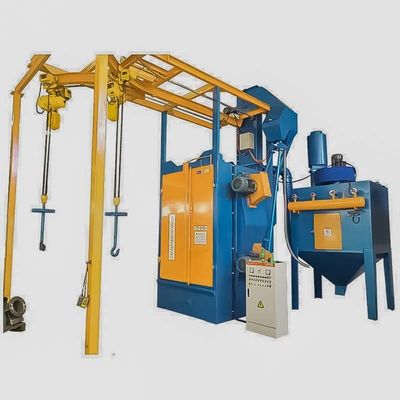 Pumingwei 오버헤드 레일 스핀러 핸저 샷 블래스팅 기계 자동 처리