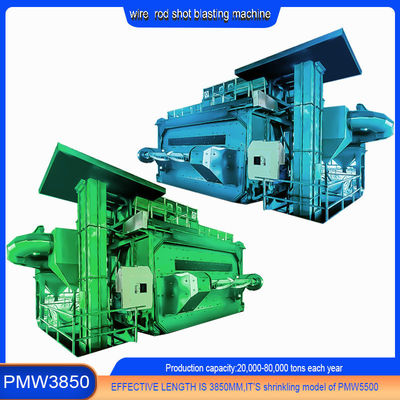 각종 제품 산업에서 와이어 스틱 코일 샷 블래스팅 머신
