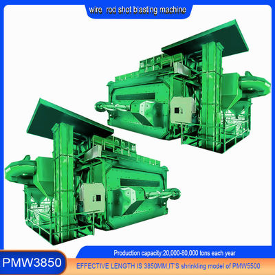 PMW3850 내의 용접 와이어 데컬링을 위한 PMW3850 와이어 스틱 코일 샷 블래스팅 머신