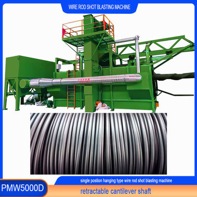 30kw/Set Blast Wheel Power Wire Rod Shot Blasting Machine 최적의 정화 결과를 위해