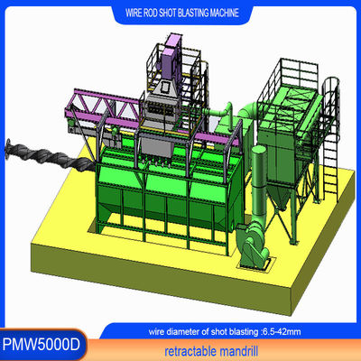 고 청결성 철도 막대 코일 수 있는 맞춤형 필요에 대한 샷 블래스팅 기계