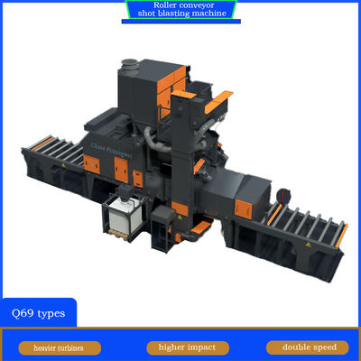 전기 맞춤형 롤러 컨베이어 샷 블래스팅 머신
