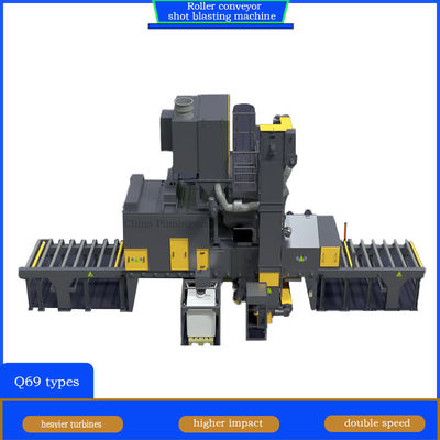 전기 맞춤형 롤러 컨베이어 샷 블래스팅 머신