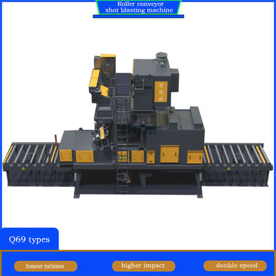전기 맞춤형 롤러 컨베이어 샷 블래스팅 머신