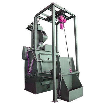 자동 로딩 장치 2.0-2.8t/H를 가진 맞춤형 추적형 샷 블래싱 머신