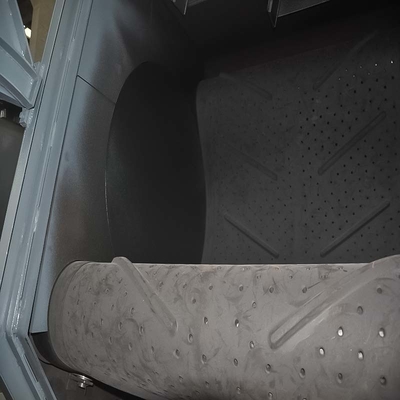 2.0-2.8t/H 생산 속도 제작용 크롤러 애브레이터 샷 블래스팅 기계