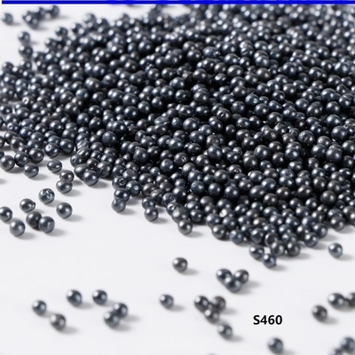 금속 공사 모래 분쇄 S460 장보 닦기 1.4mm 스틸 샷