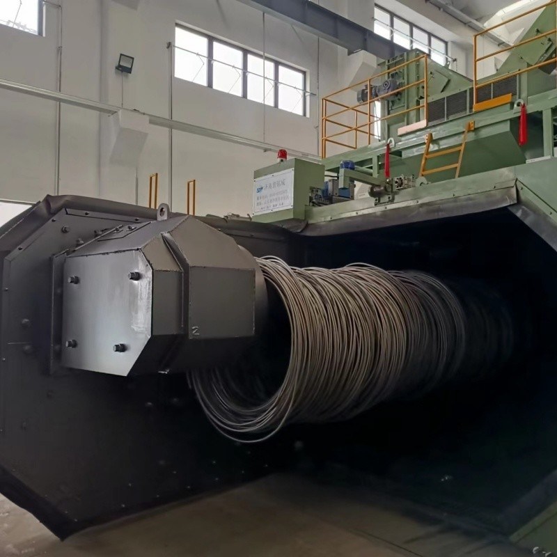 6.6*5.5*6m 지상 높이 와이어 블래스팅 머신