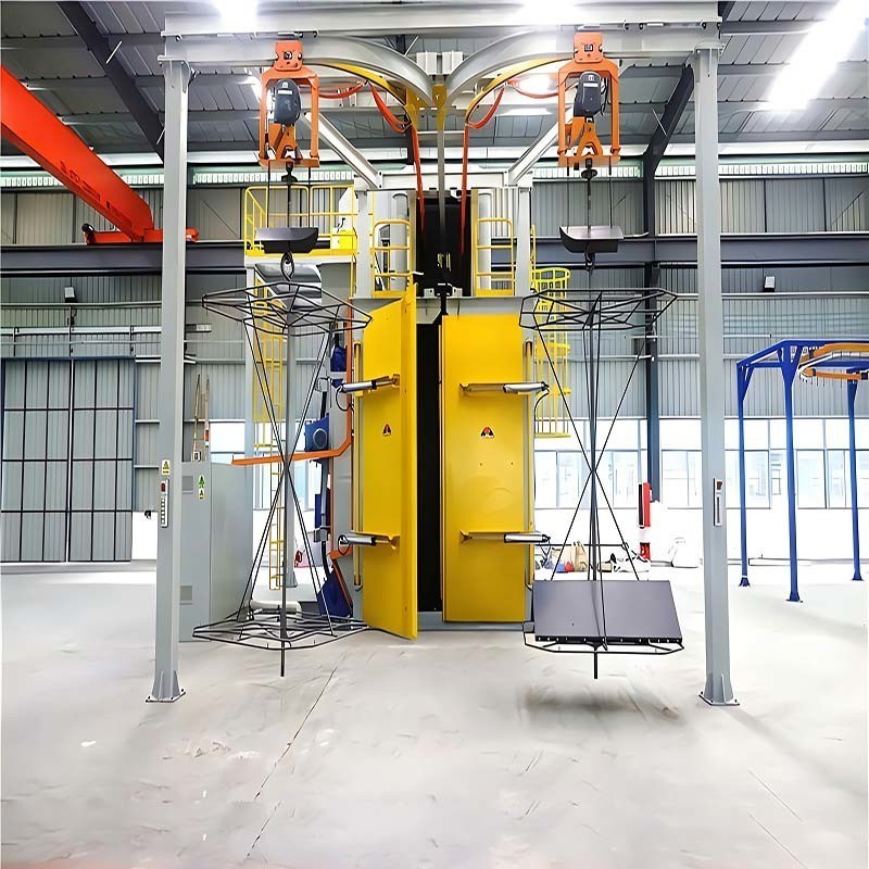 전기 듀얼 호크 샷 블래스팅 머신