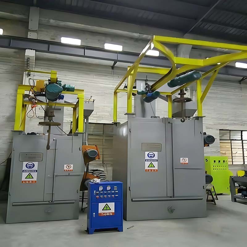 가스 실린더를 위한 높은 청결성 오버헤드 스핀러 핸저 호크 샷 블래싱 머신